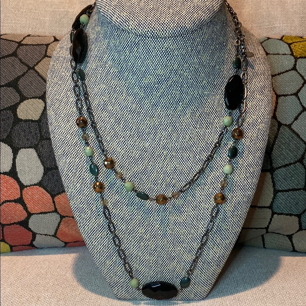 Elegant Multi-Color Beaded Necklace